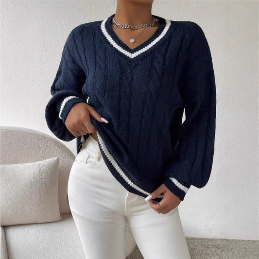 IRIS | Elegant V-Neck Sweater