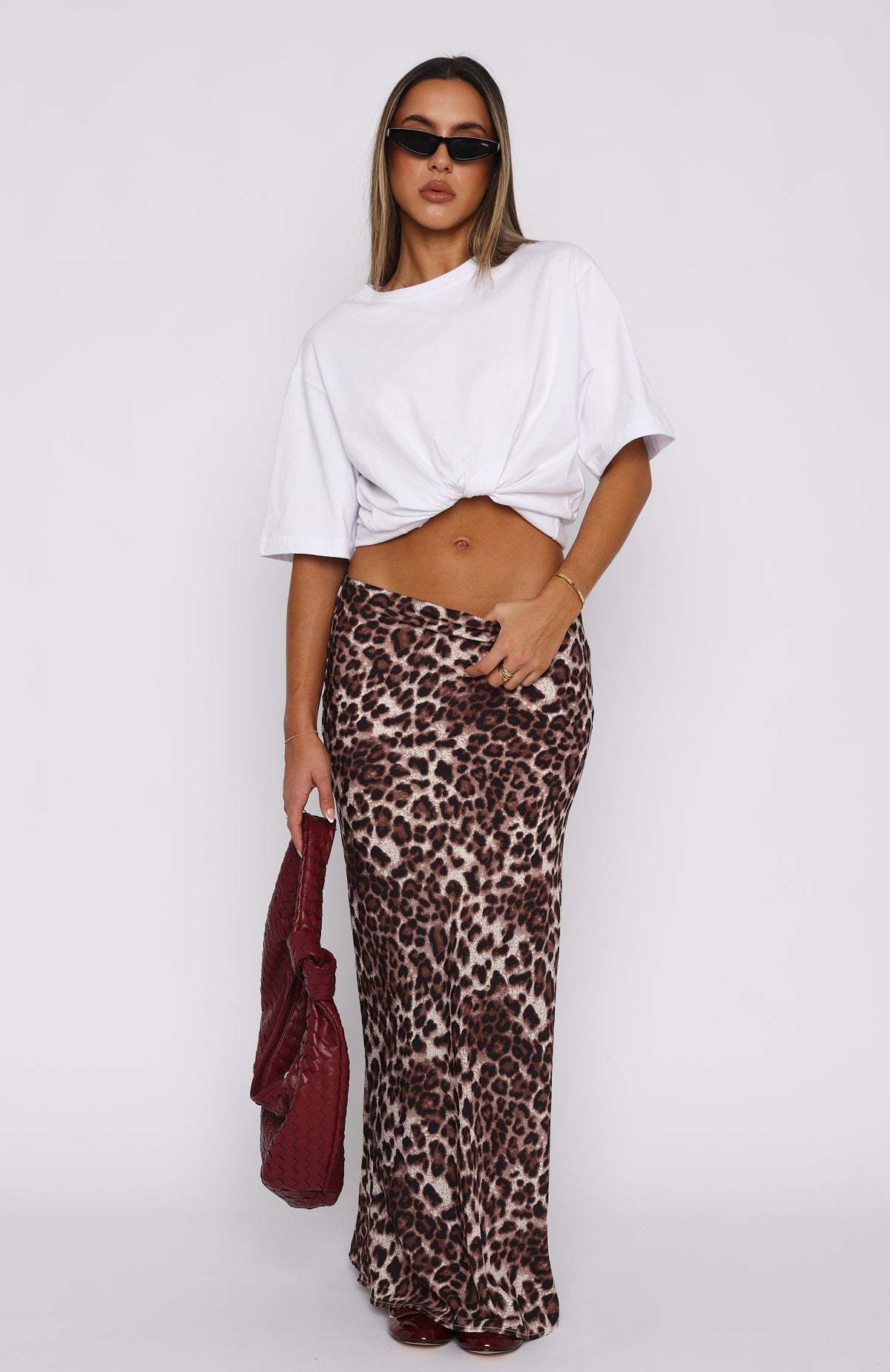 MIRANDA | Leopard Sheath Skirt