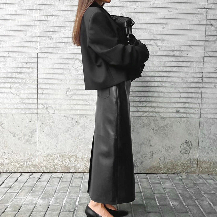 AUDREY | Parisian Elegance Straight Skirt 