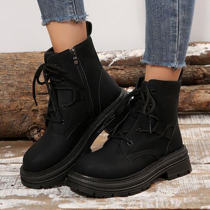 SAFIRA | Botines finos con cordones
