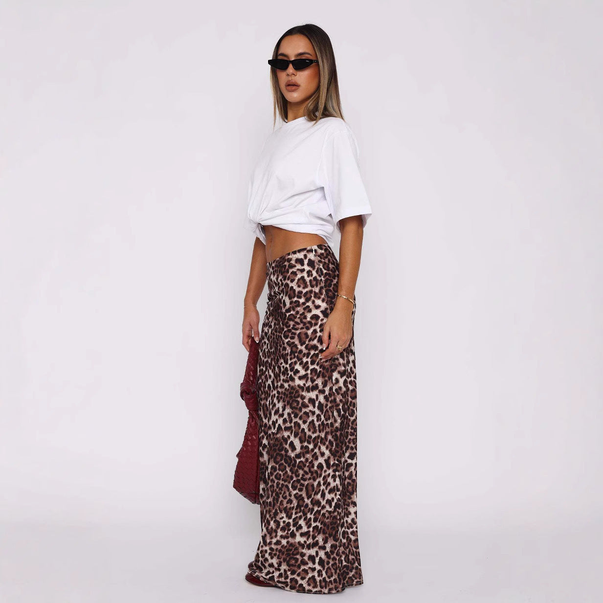 MIRANDA | Leopard Sheath Skirt