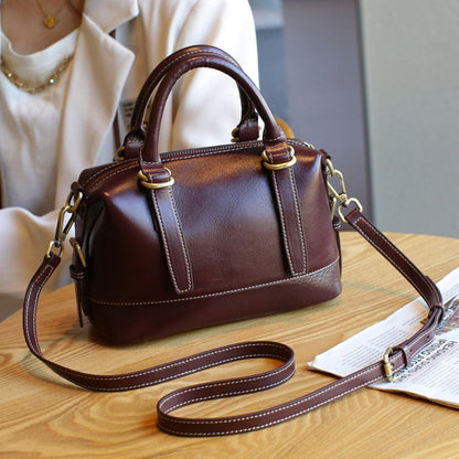 ÉLIXIA | Leather Boston Bag