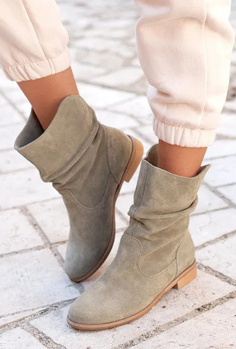STELLA | Chic Low Heel Ankle Boots 