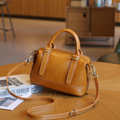 ÉLIXIA | Leather Boston Bag