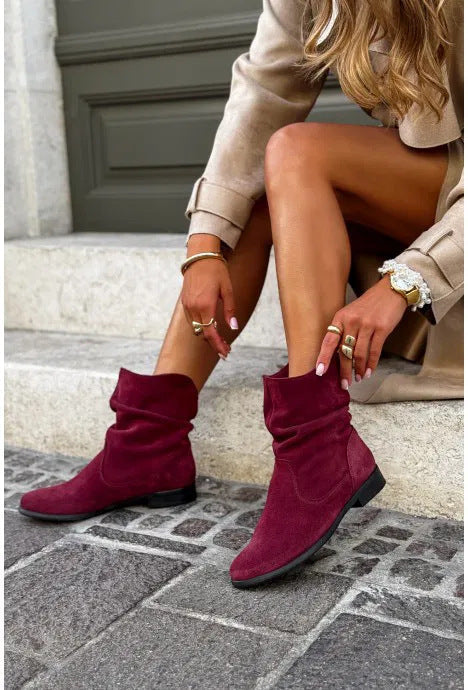 STELLA | Chic Low Heel Ankle Boots 