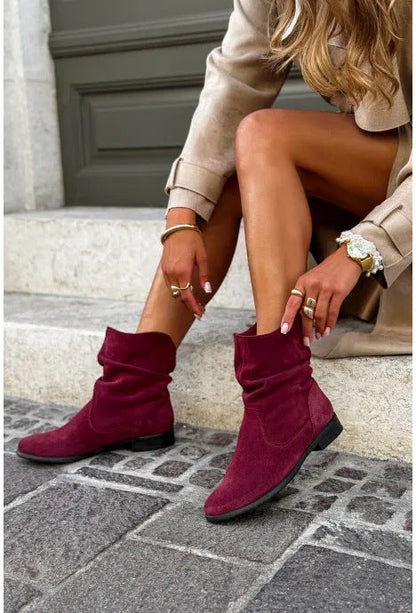 STELLA | Chic Low Heel Ankle Boots 