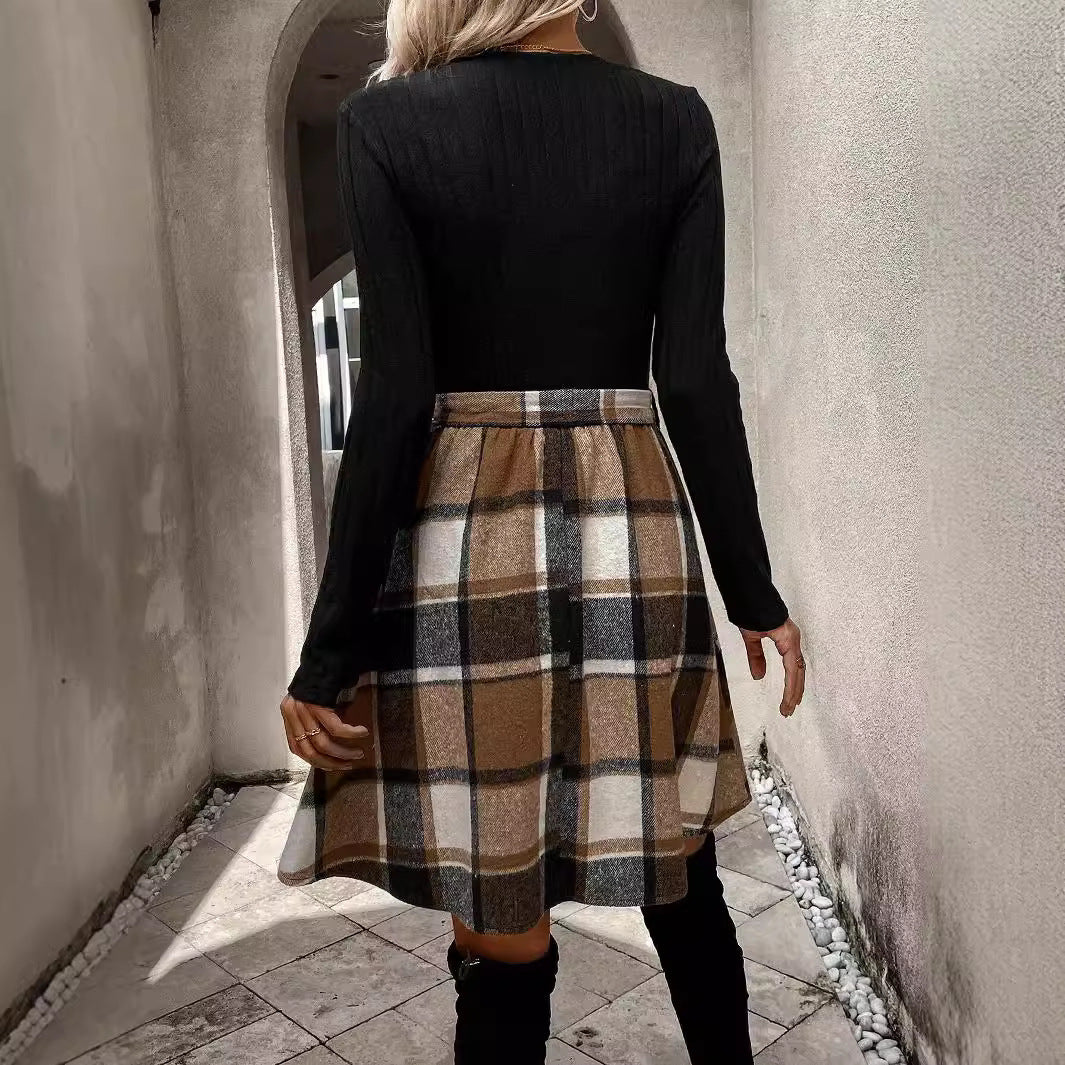 MELISSA | Elegant Lace-Up Scottish Dress