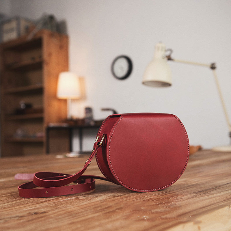 NATURALEZA | Bolso de hombro de cuero natural hecho a mano 