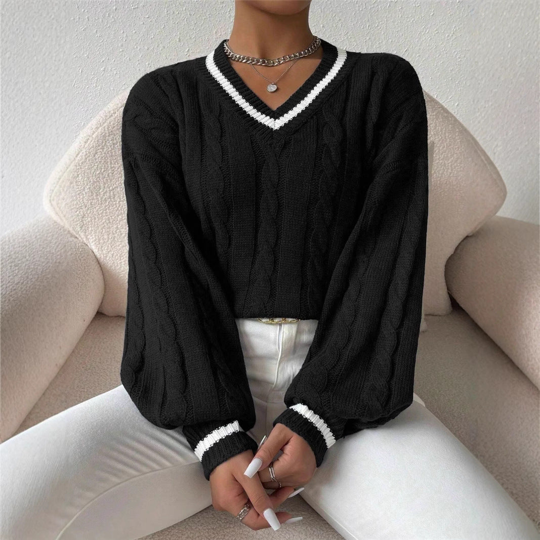 IRIS | Elegant V-Neck Sweater