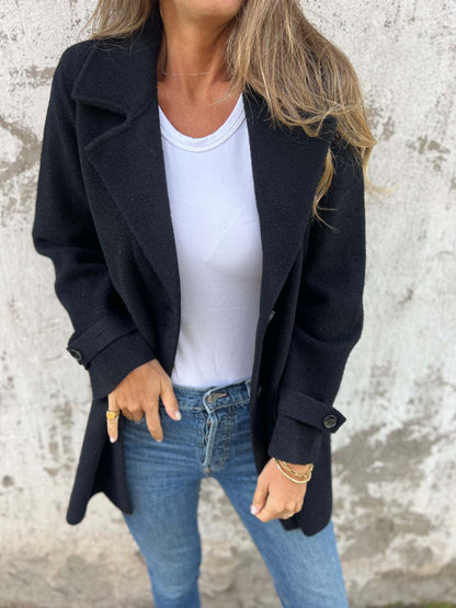 SELENE | Long Wool Coat