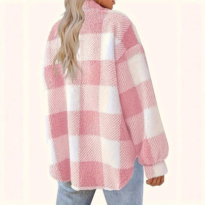 EMMA | Veste Thermique A Motif Plaid