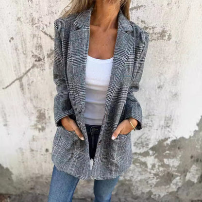 SOPHIE | Casual Houndstooth Jacket