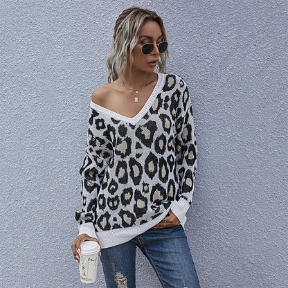 MIA | Pull Tricoté Léopard Chic