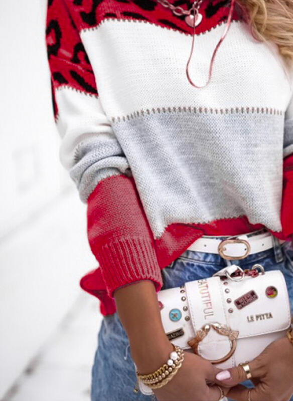 FÉLINA | Chic Casual Leopard Sweater