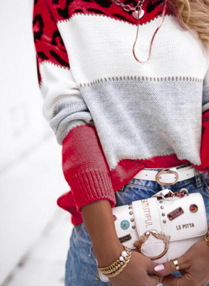 FÉLINA | Chic Casual Leopard Sweater