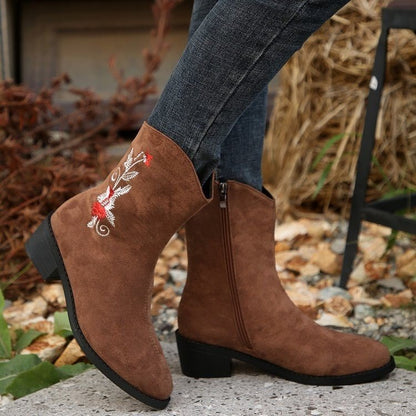 CAMILA | Elegant Embroidered Boots