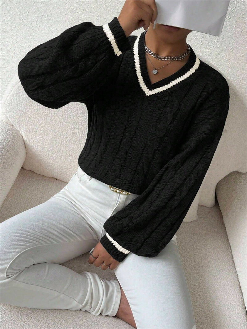 IRIS | Elegant V-Neck Sweater