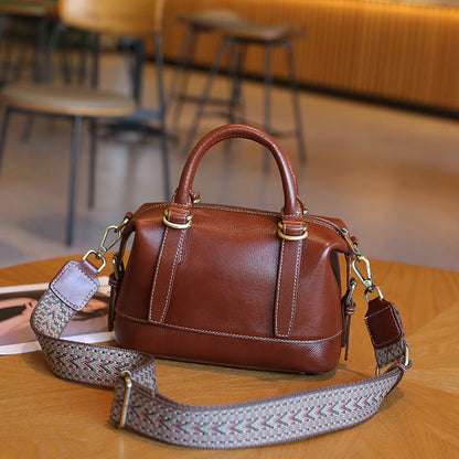 ÉLIXIA | Leather Boston Bag